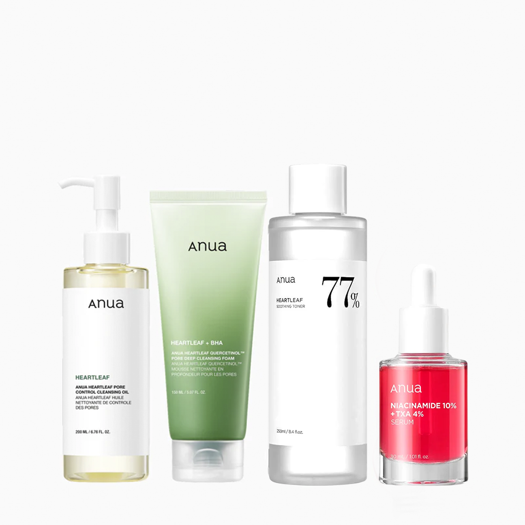 Kit esencial para una Glass Skin ANUA